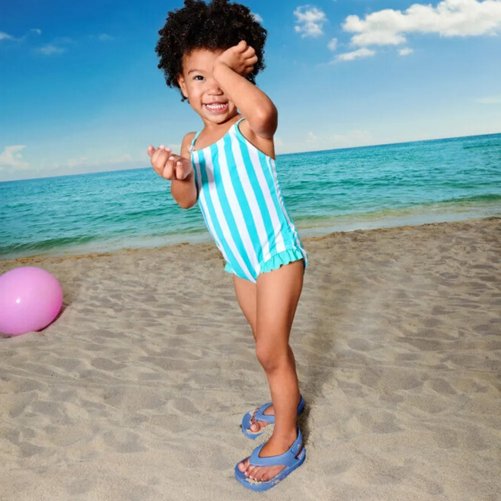 รองเท้าแตะแบบรัดส้น เด็ก รุ่น iQUSHION KIDS TODDLER ERGONOMIC BACK-STRAP FLIP-FLOPS