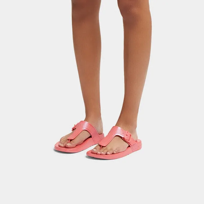 รองเท้าแตะ ผู้หญิง รุ่น iQUSHION PEARLIZED ADJUSTABLE BUCKLE FLIP-FLOPS