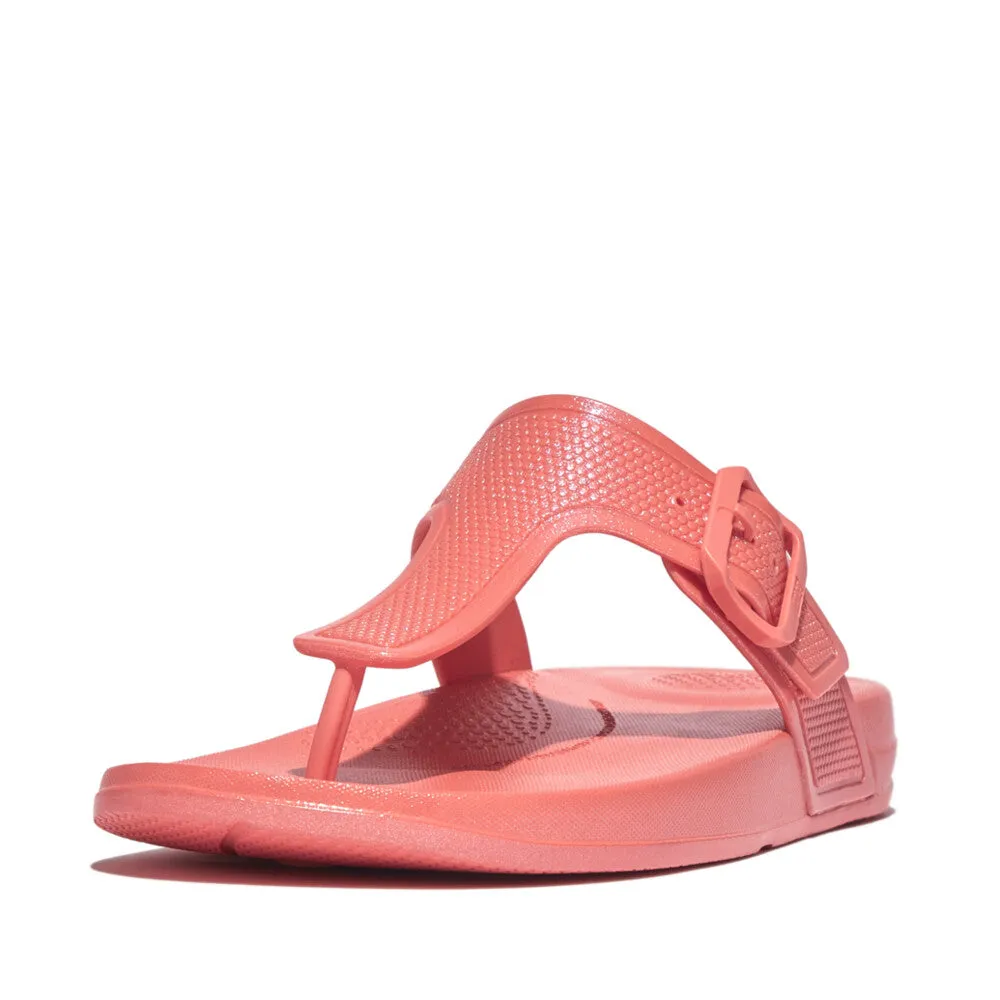 รองเท้าแตะ ผู้หญิง รุ่น iQUSHION PEARLIZED ADJUSTABLE BUCKLE FLIP-FLOPS