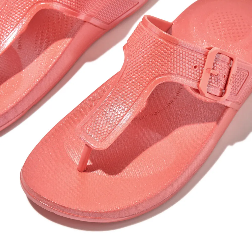 รองเท้าแตะ ผู้หญิง รุ่น iQUSHION PEARLIZED ADJUSTABLE BUCKLE FLIP-FLOPS