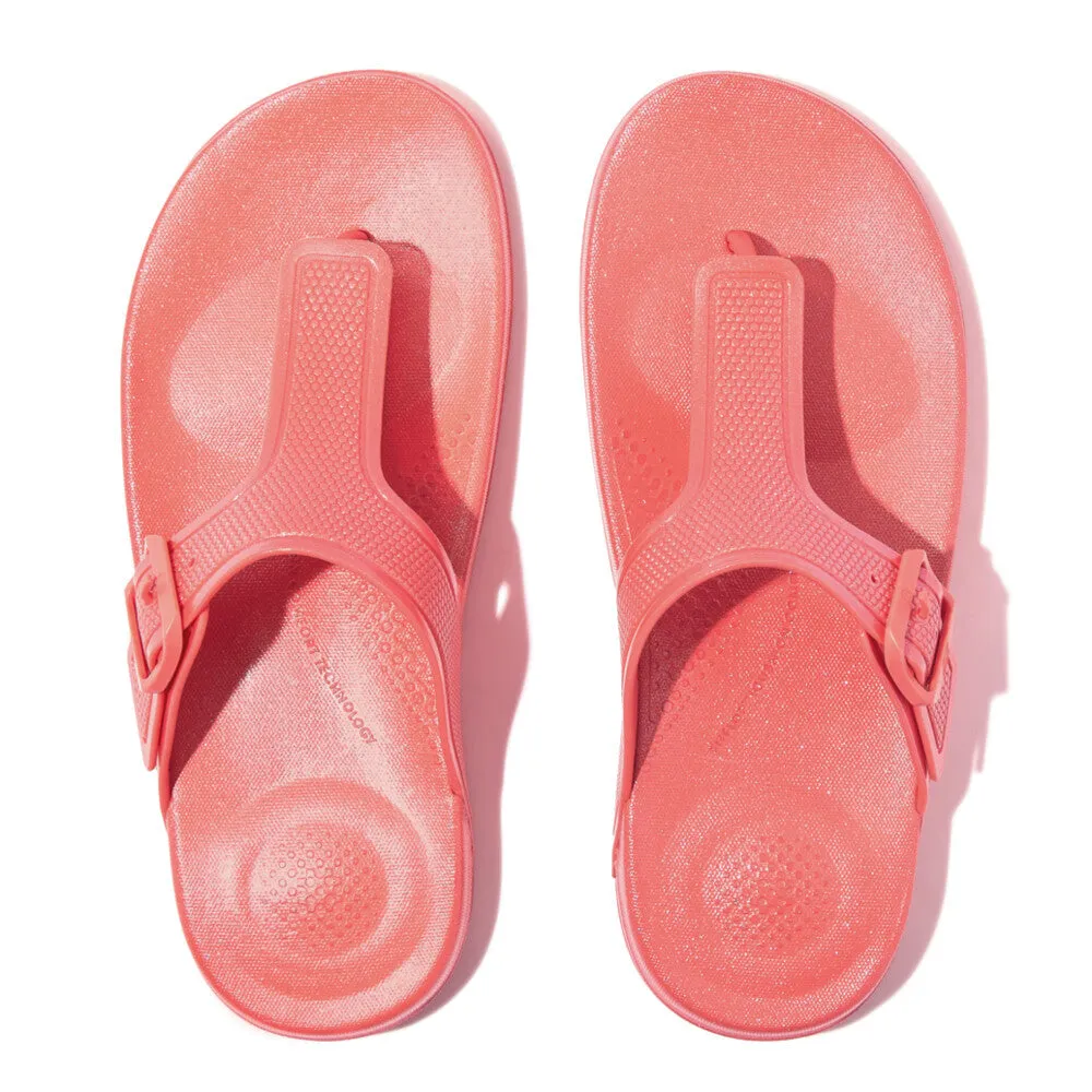 รองเท้าแตะ ผู้หญิง รุ่น iQUSHION PEARLIZED ADJUSTABLE BUCKLE FLIP-FLOPS