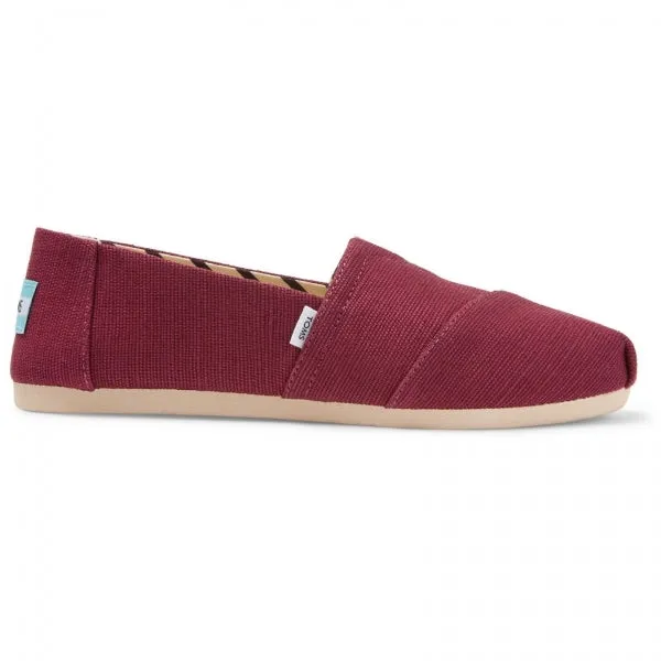 ALPARGATA Ladies Slip-On Canvas Espadrilles Plum