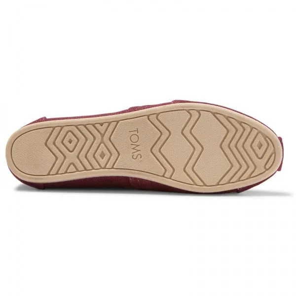 ALPARGATA Ladies Slip-On Canvas Espadrilles Plum