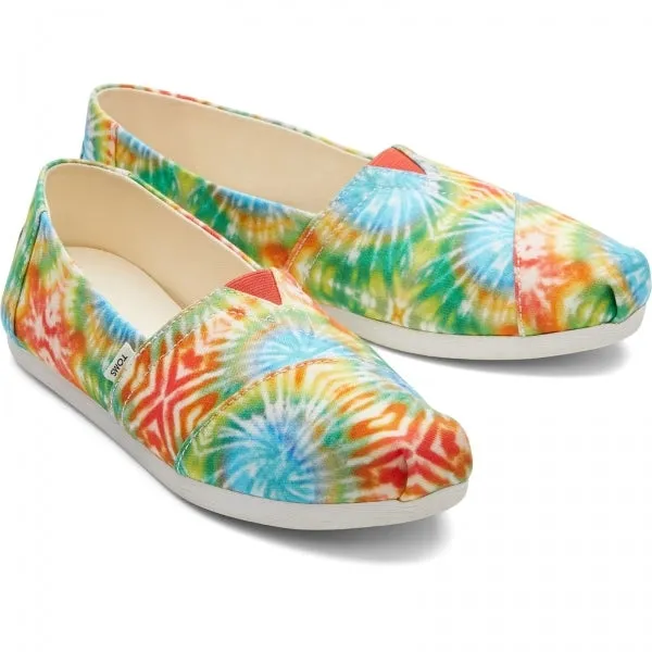 ALPARGATA Ladies Slip-On Canvas Espadrilles Red