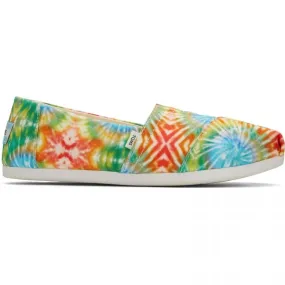 ALPARGATA Ladies Slip-On Canvas Espadrilles Red
