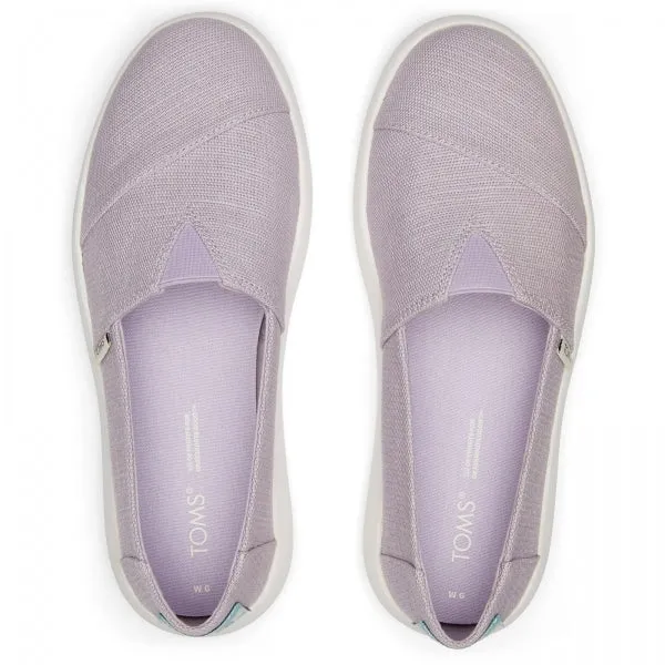 ALPARGATA MALLOW Ladies Chunky Slip-On Espadrilles Purple