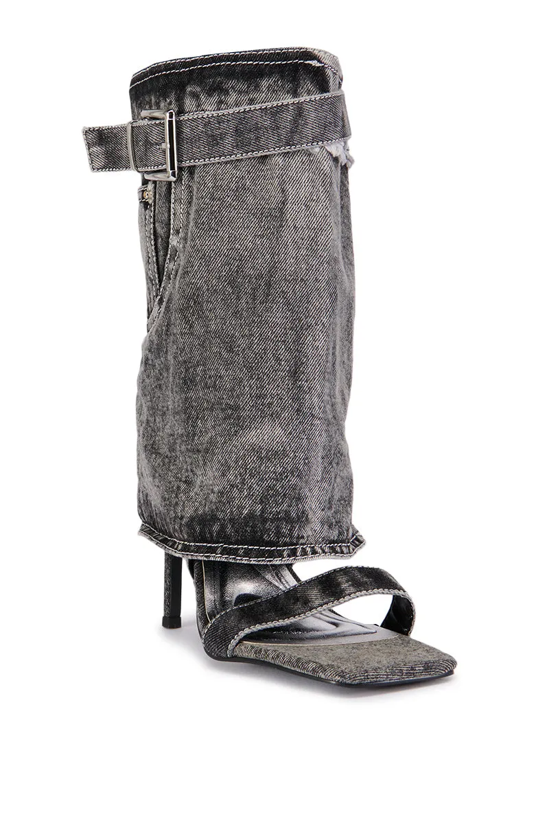AZALEA WANG CRISPS FOLDOVER HIGH HEEL