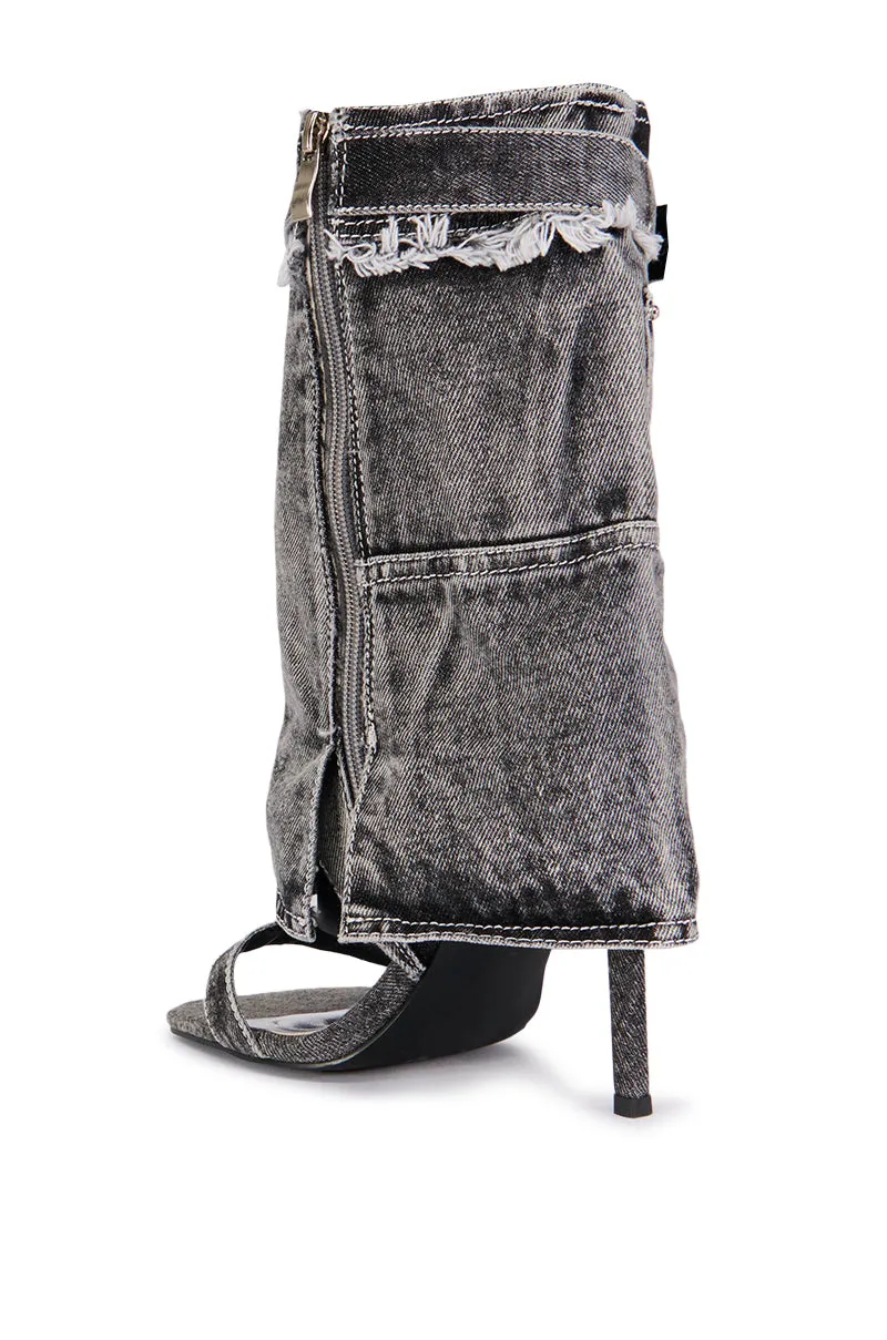 AZALEA WANG CRISPS FOLDOVER HIGH HEEL