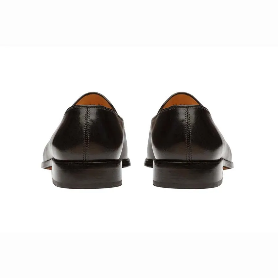 Black Classic Medallion Loafers