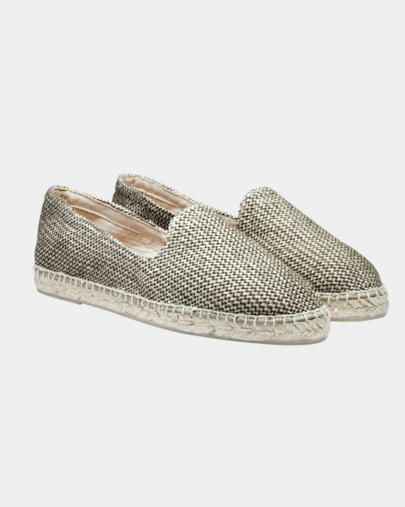 Brown Raffia Espadrilles