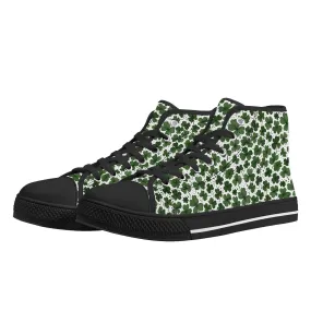 Clovers Womens High Top Canvas Shoes