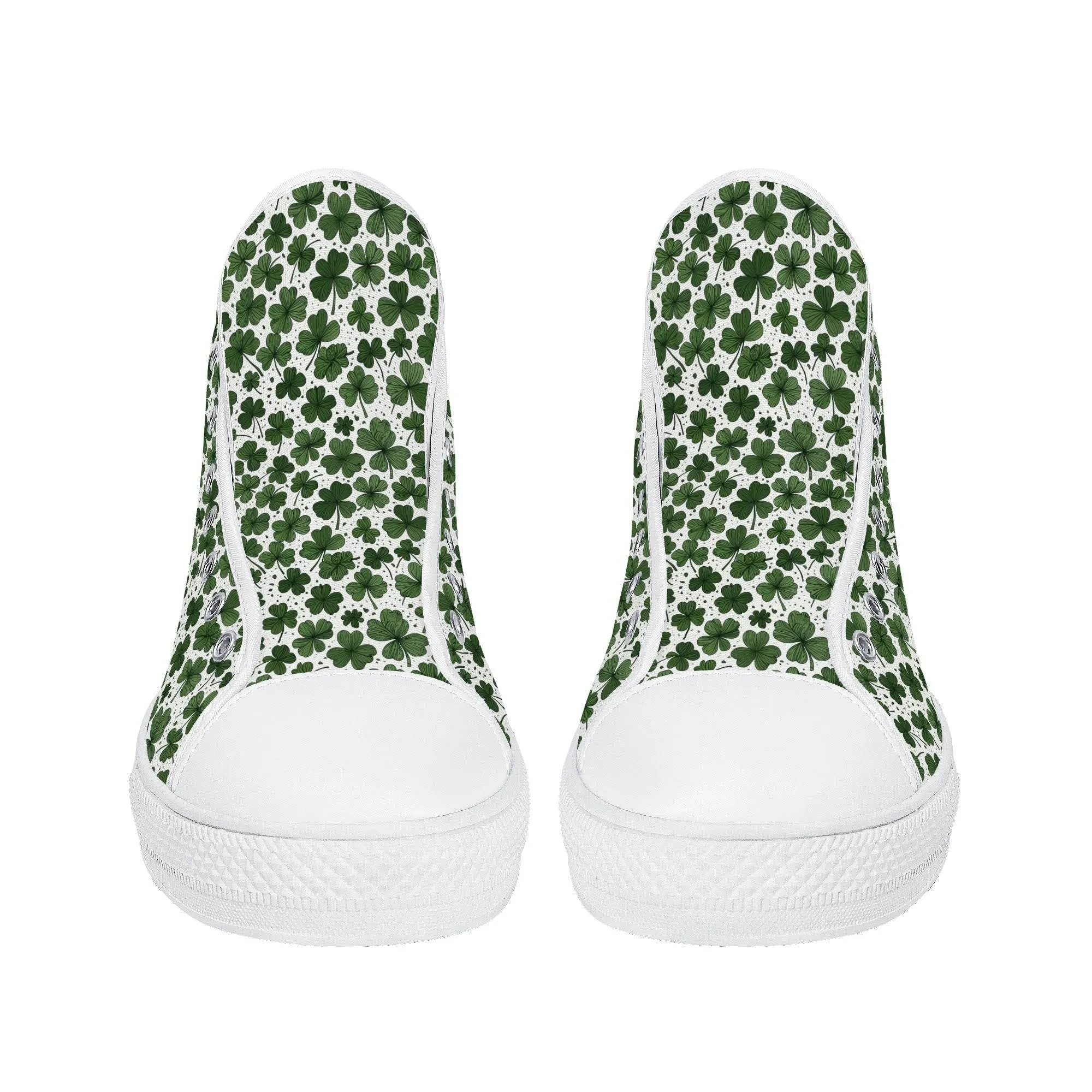 Clovers Womens High Top Canvas Shoes