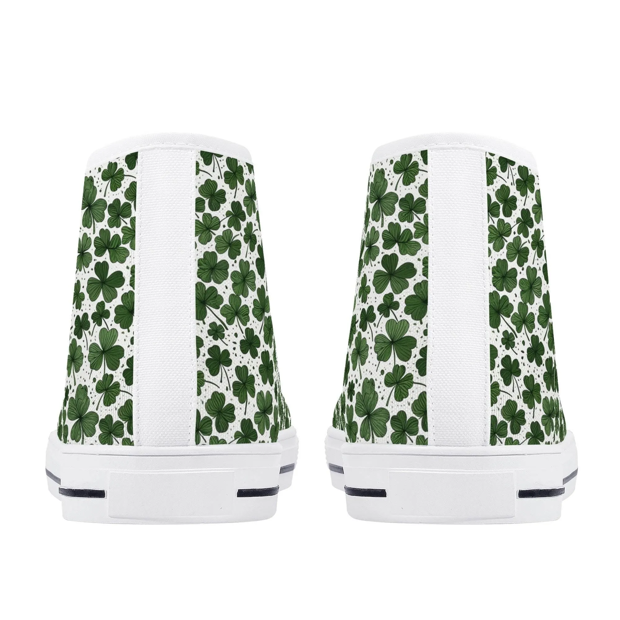 Clovers Womens High Top Canvas Shoes