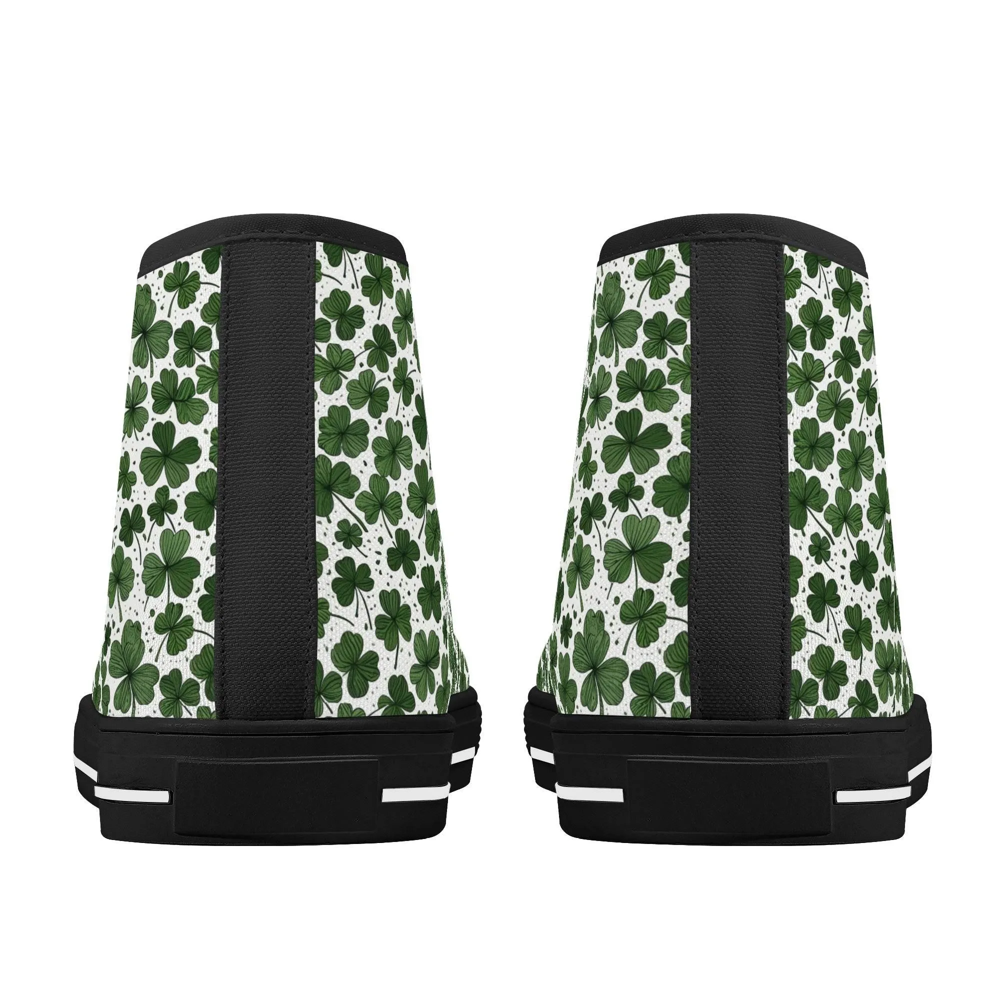 Clovers Womens High Top Canvas Shoes