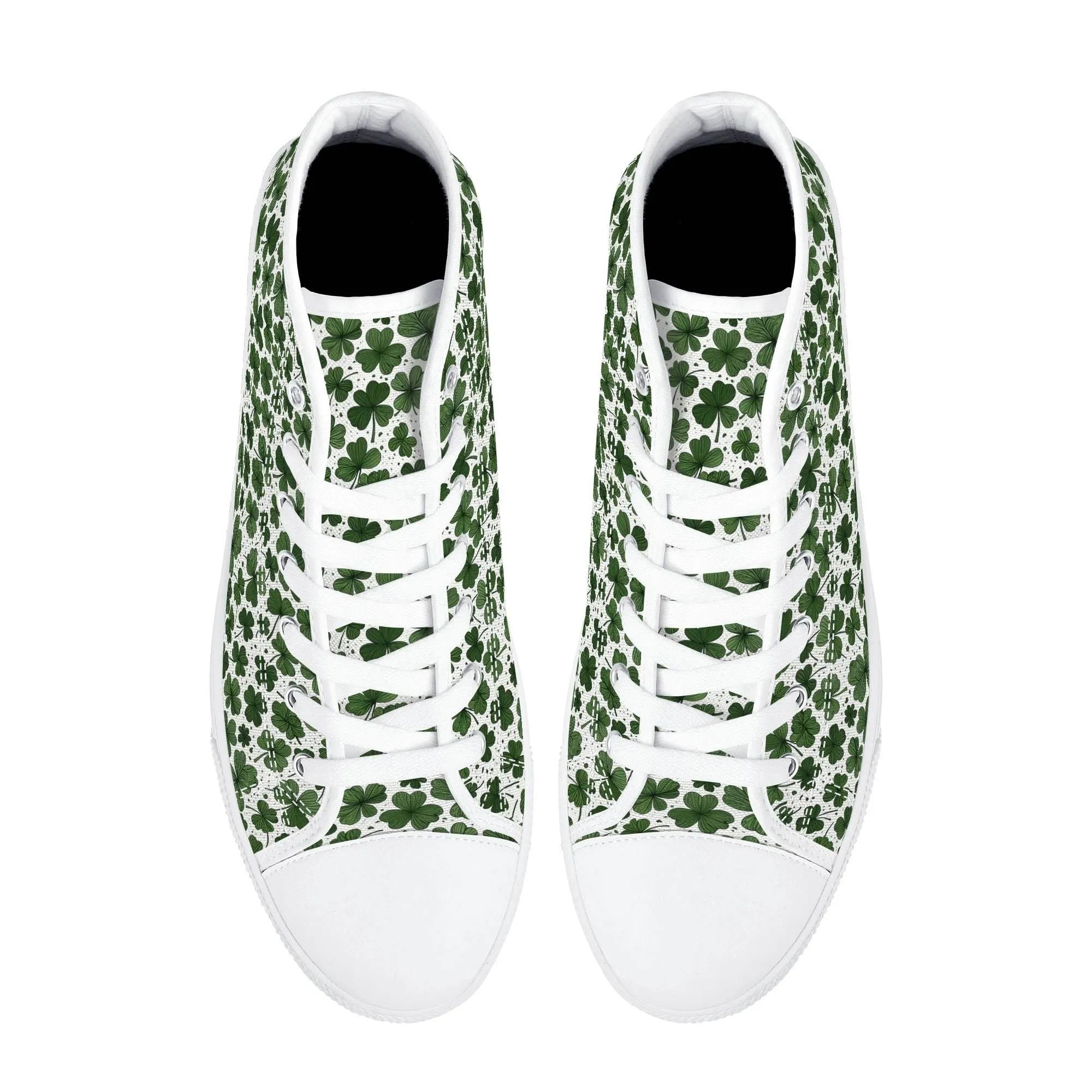 Clovers Womens High Top Canvas Shoes