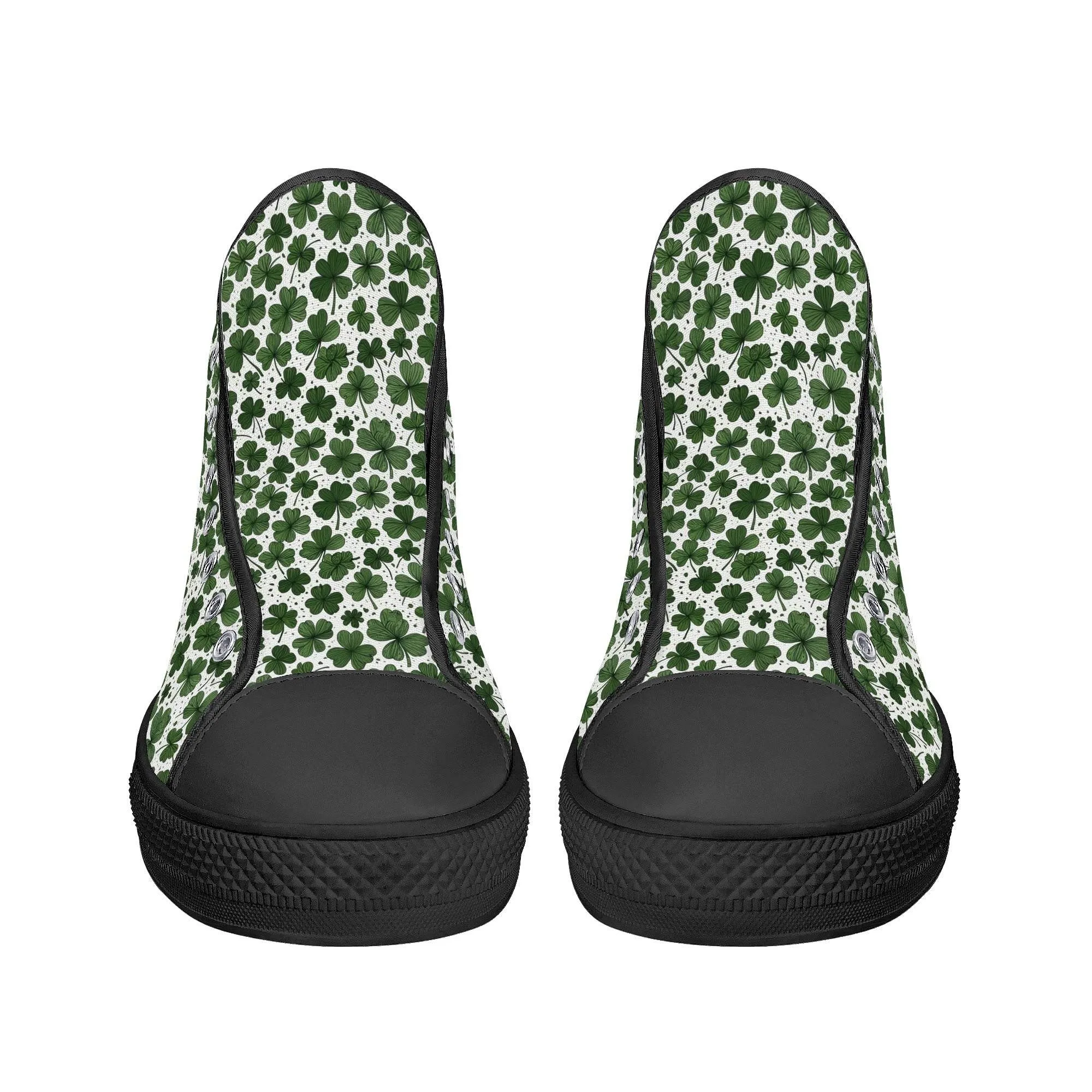 Clovers Womens High Top Canvas Shoes