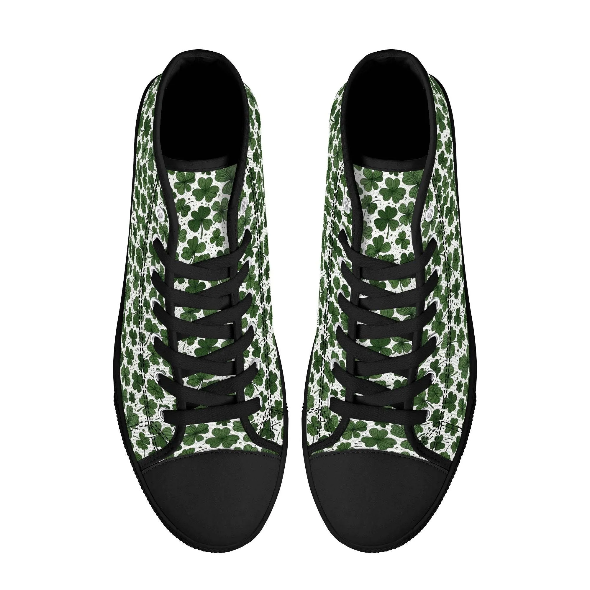 Clovers Womens High Top Canvas Shoes