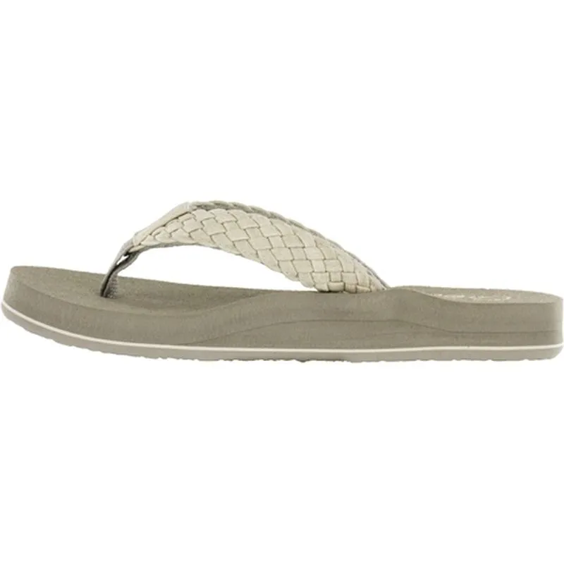 Cobian Braided Bounce Womens Cream 6