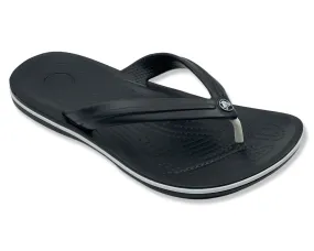 Crocs  Crocband Unisex Flip in Black and White