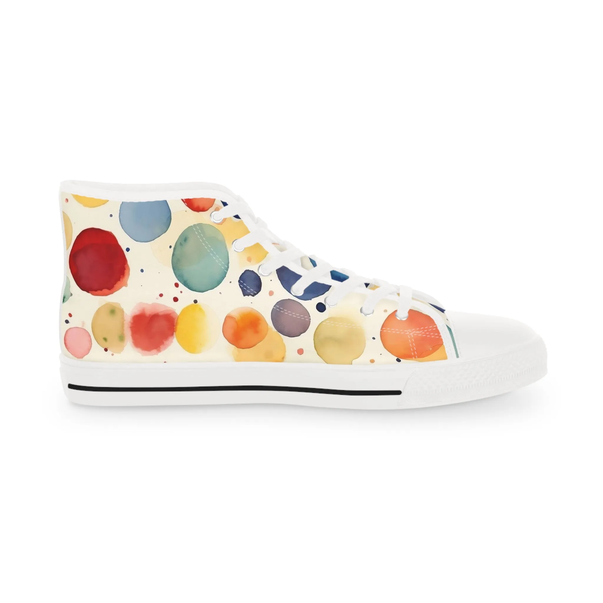 Detroit Crooks Design Clowns circus Men's High Top Sneakers