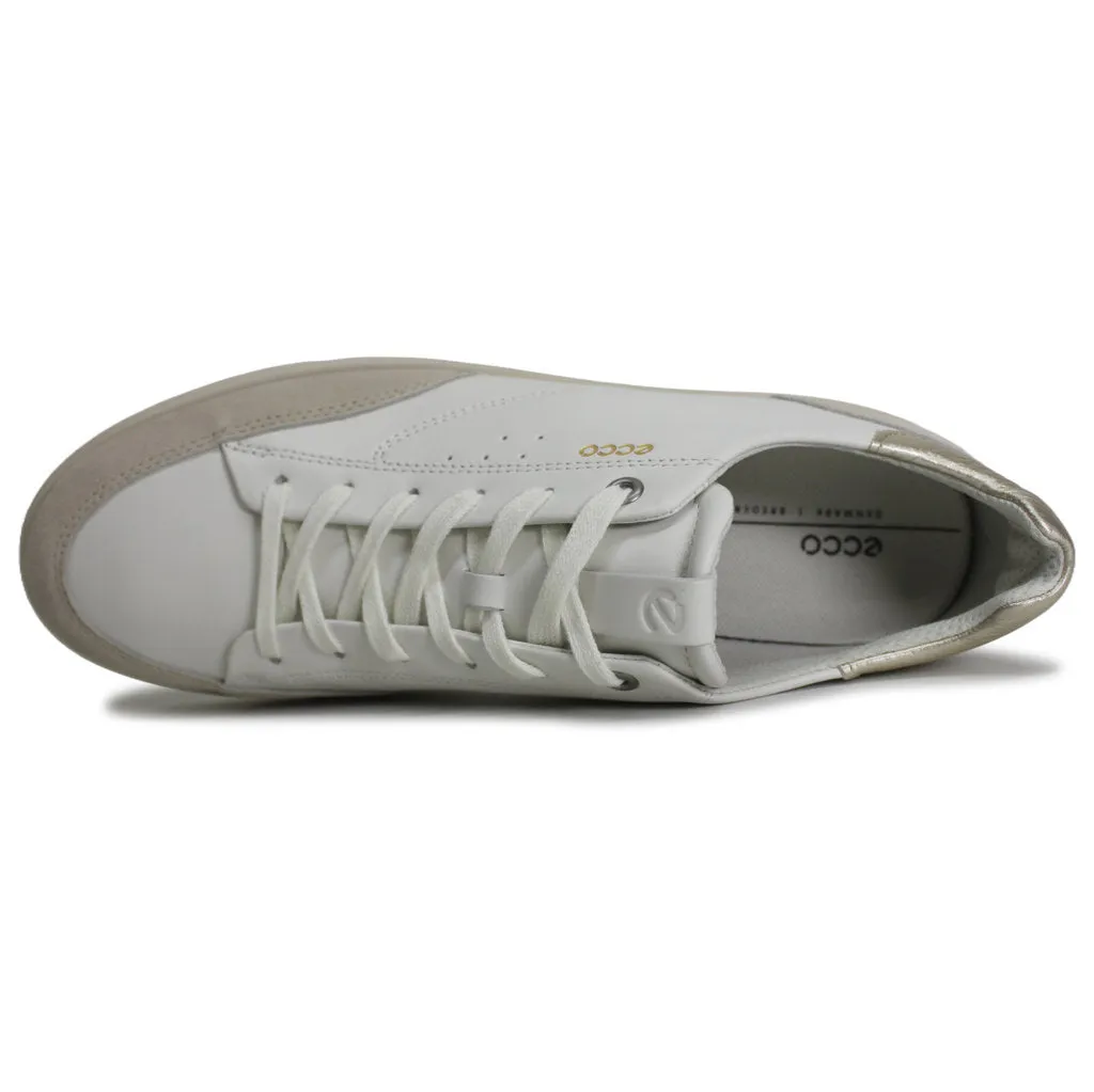 Ecco Street Lite Nubuck Leather Women's Low Top Trainers