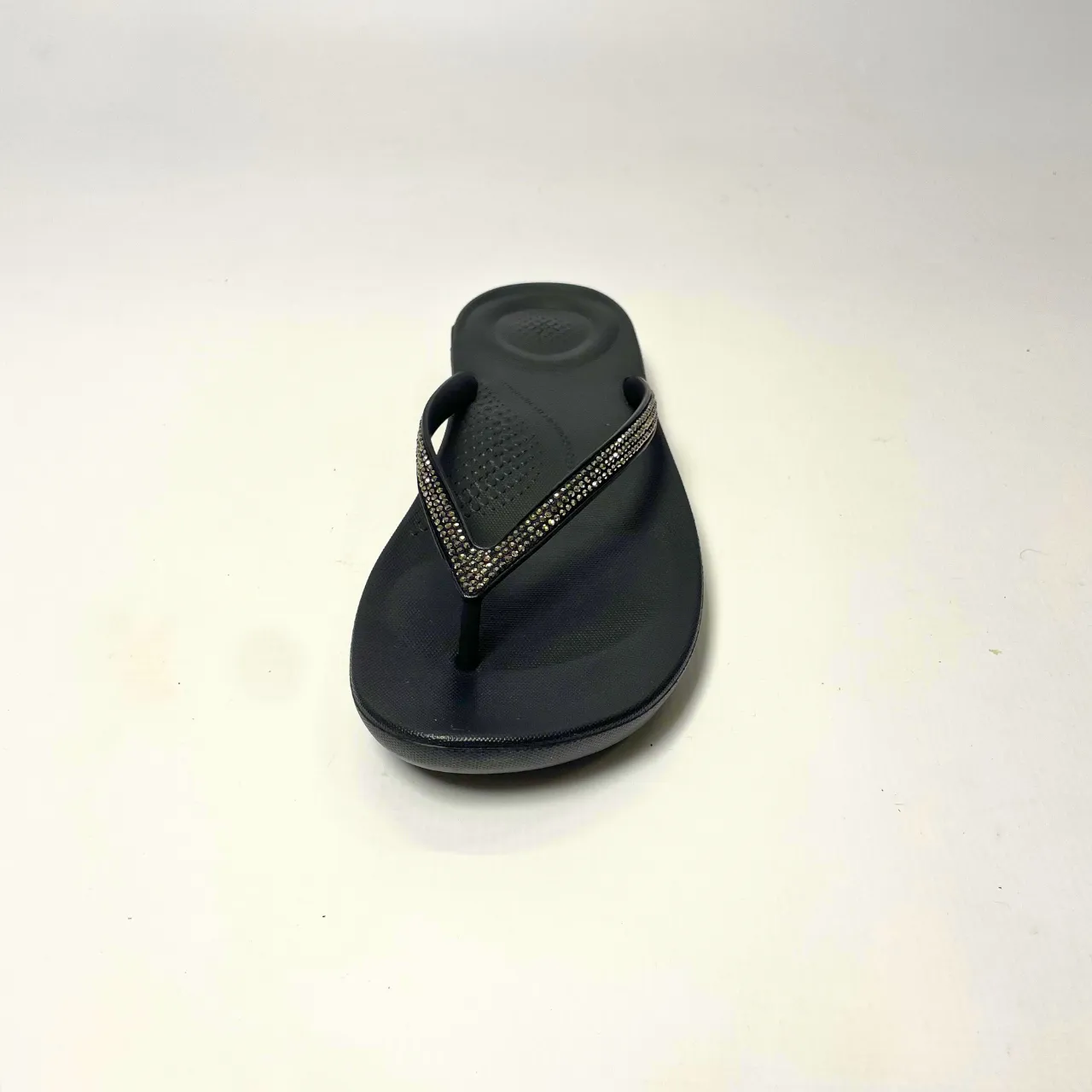 Fitflop IQUSHION SPARKLE black ergonomic flip-flops