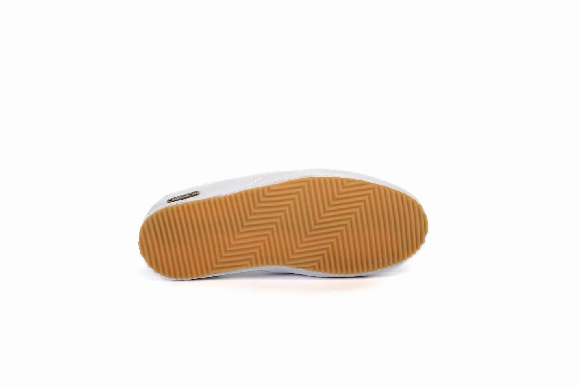 FOOT FEDERATION MARINE MOC-TOE MEN'S LEATHER SLIPPER WHITE