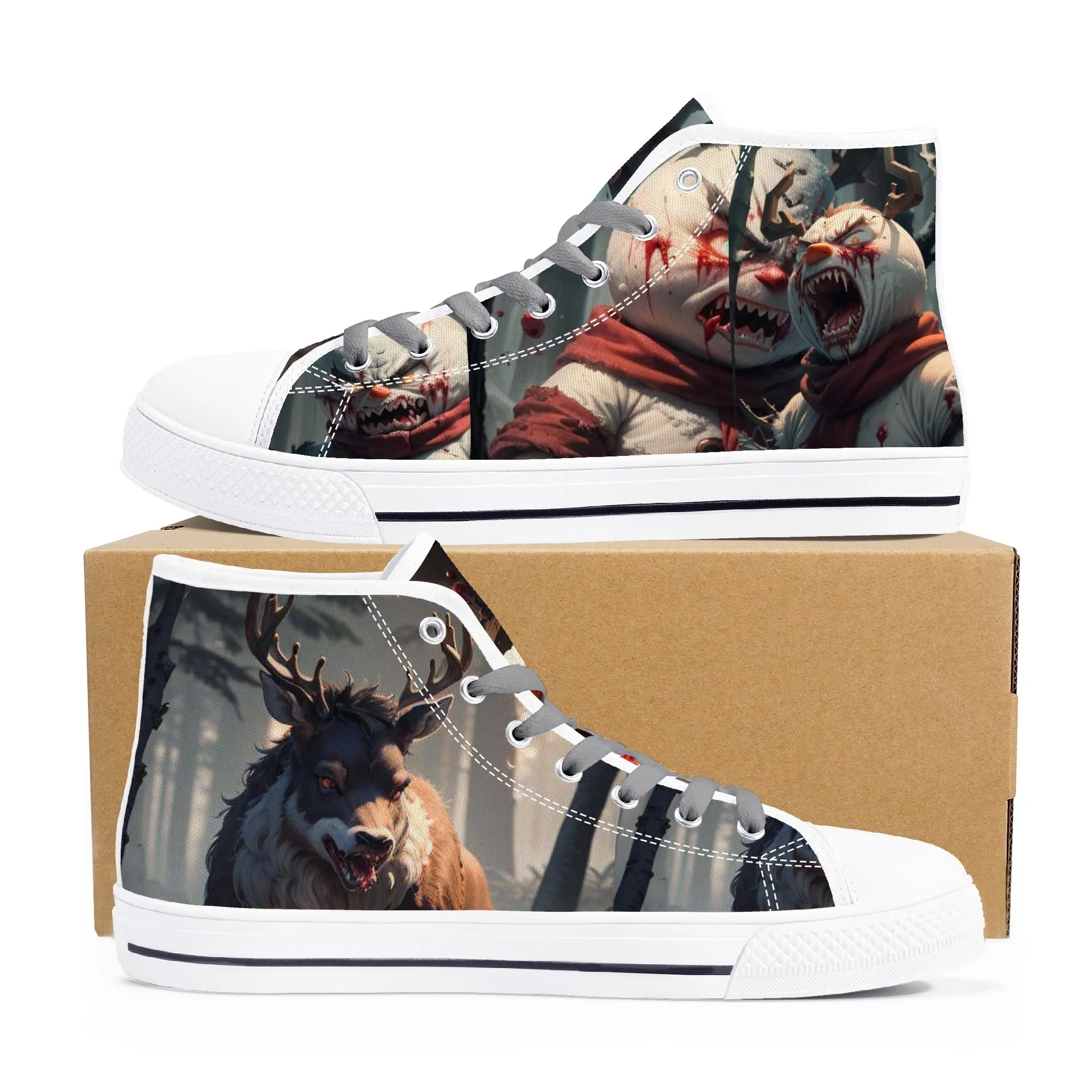 Frostys Revenge Womens High Top Canvas Shoes