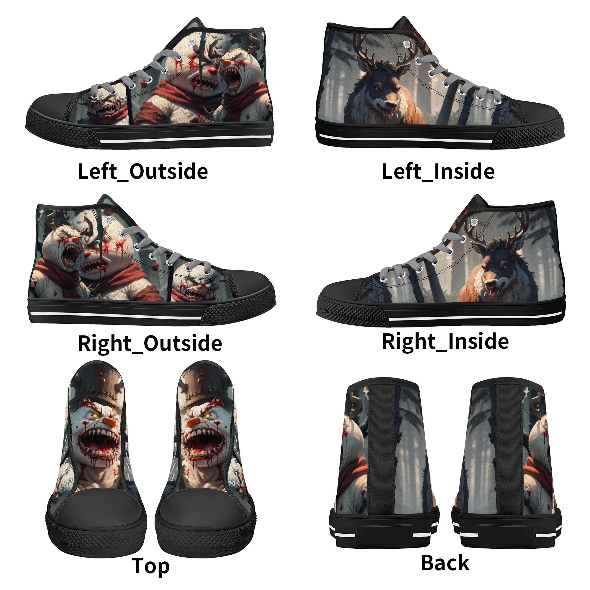 Frostys Revenge Womens High Top Canvas Shoes