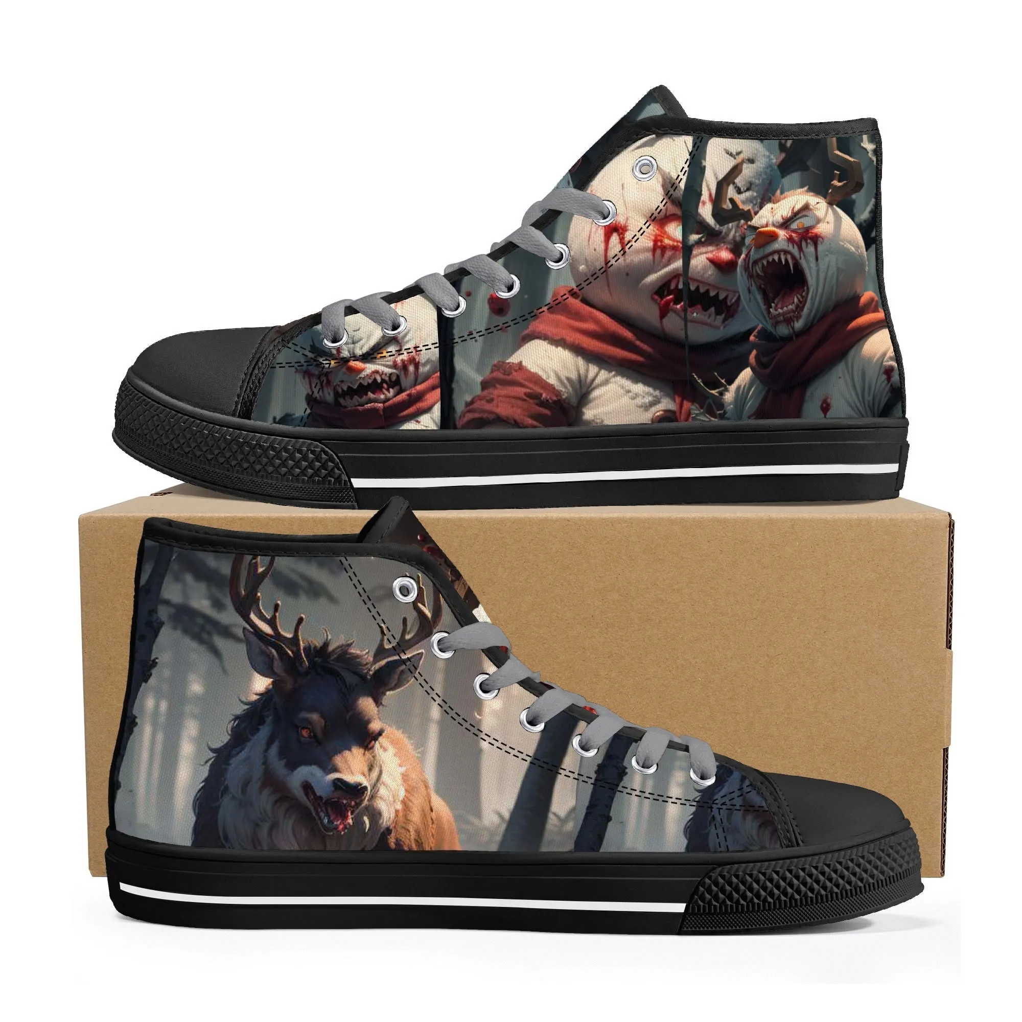 Frostys Revenge Womens High Top Canvas Shoes