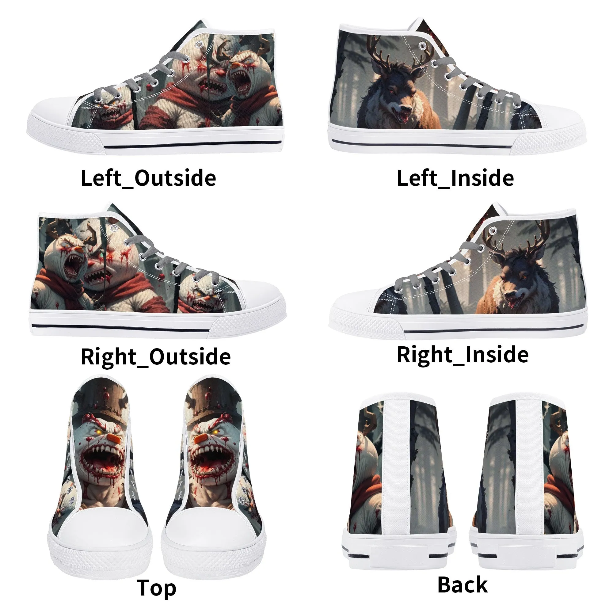 Frostys Revenge Womens High Top Canvas Shoes