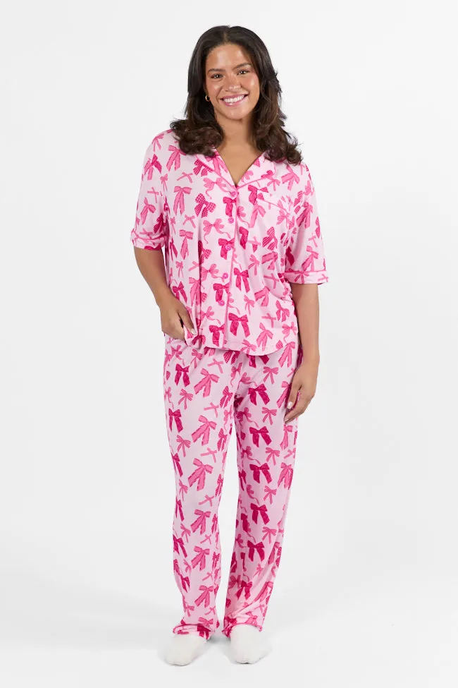 Good To Get Away In Put A Bow On It Pajama Top