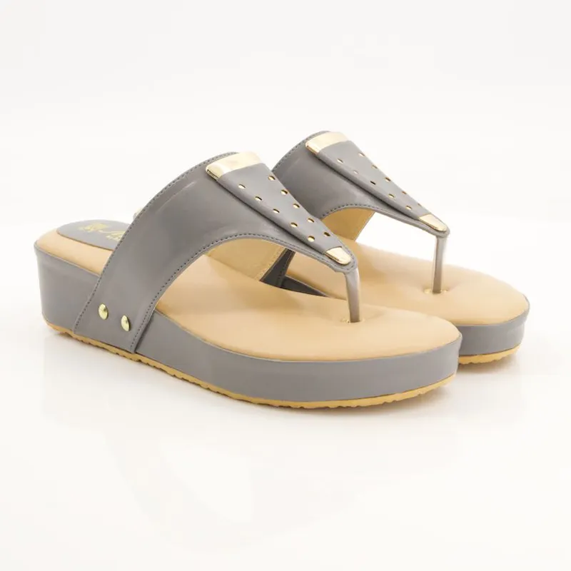Grey Formal Women Slippers
