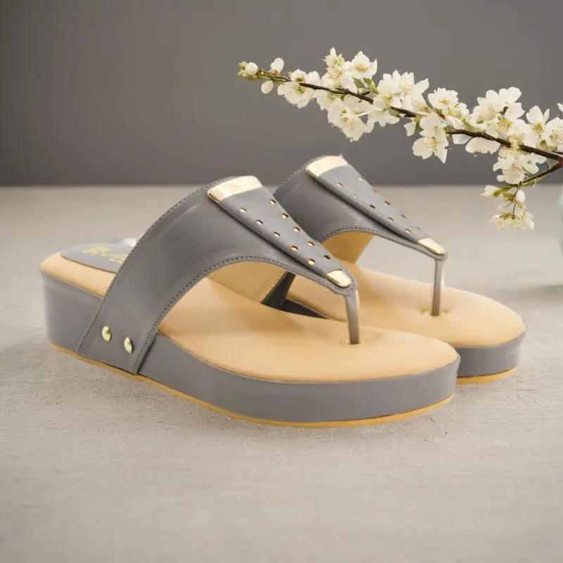 Grey Formal Women Slippers