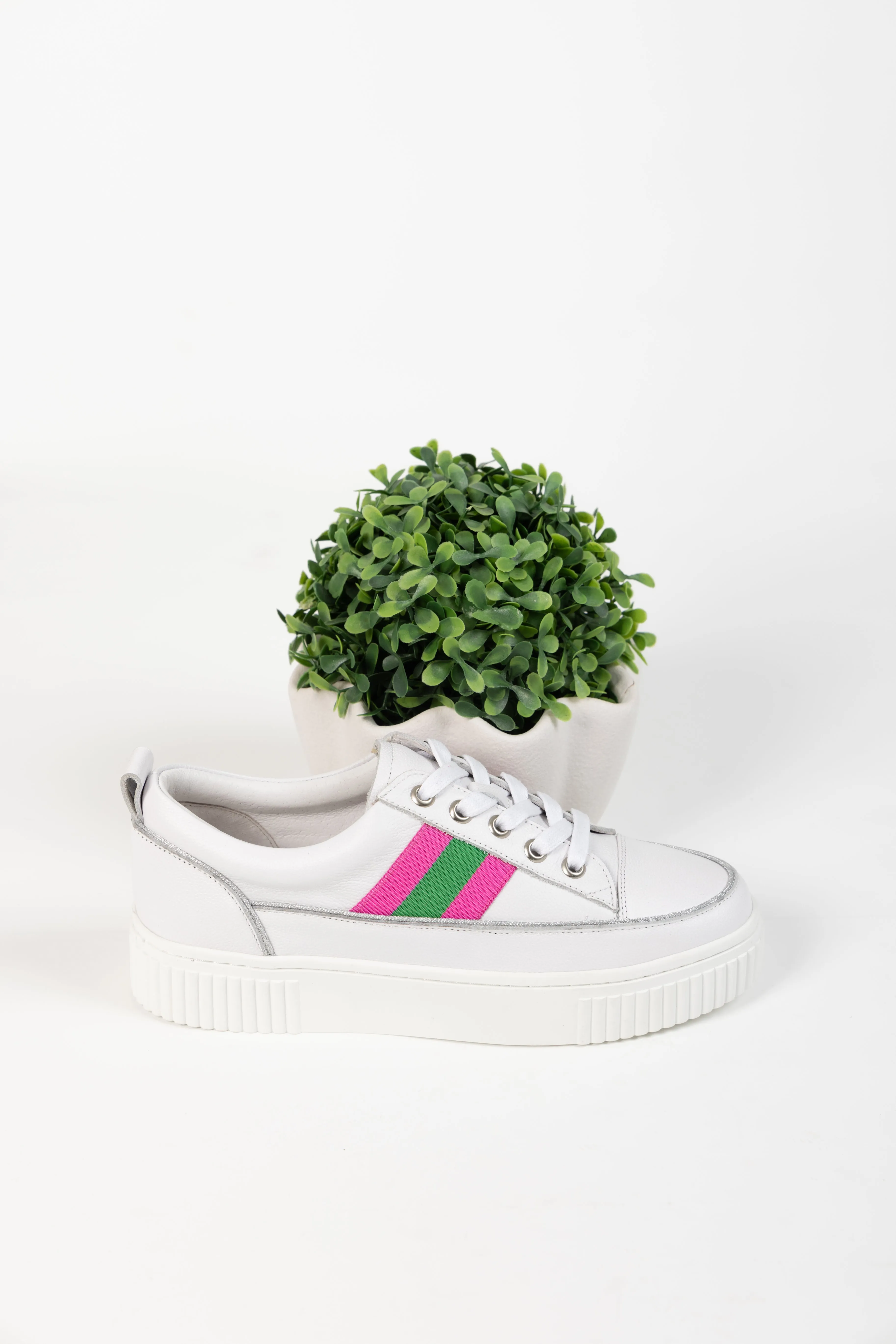 INTRIGUE SNEAKER WHITE / PINK