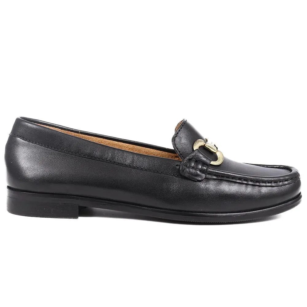 Leather Snaffle Loafers - NAP38021 / 325 129