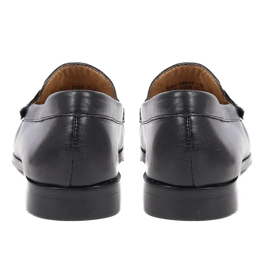 Leather Snaffle Loafers - NAP38021 / 325 129