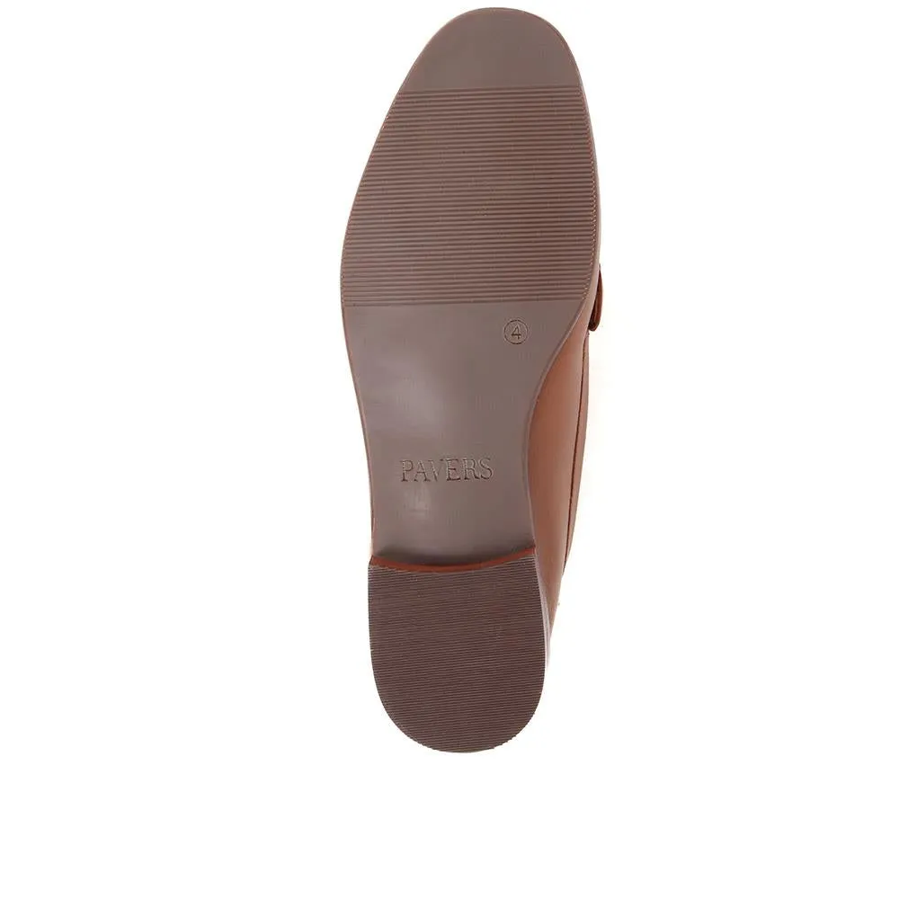 Leather Snaffle Loafers - NAP38021 / 325 129
