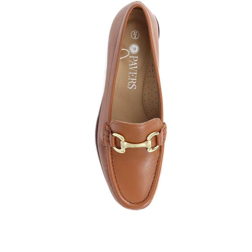 Leather Snaffle Loafers - NAP38021 / 325 129
