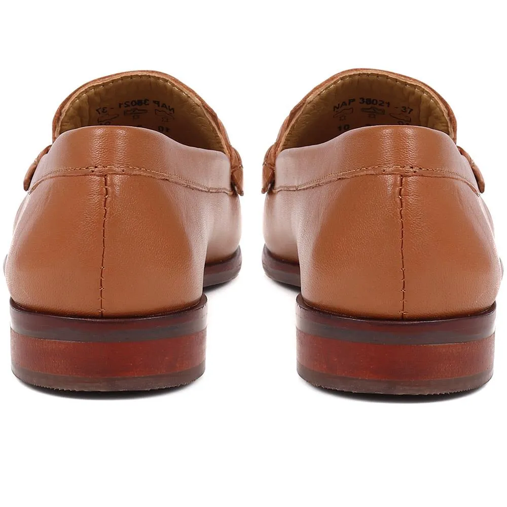 Leather Snaffle Loafers - NAP38021 / 325 129