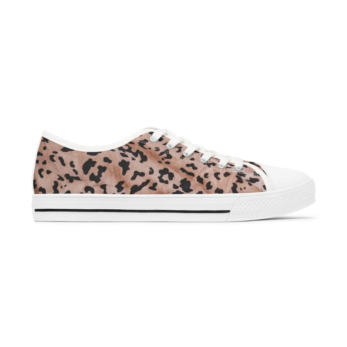 Leopard Print Low Top Sneakers