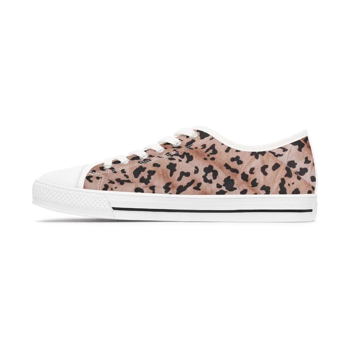 Leopard Print Low Top Sneakers