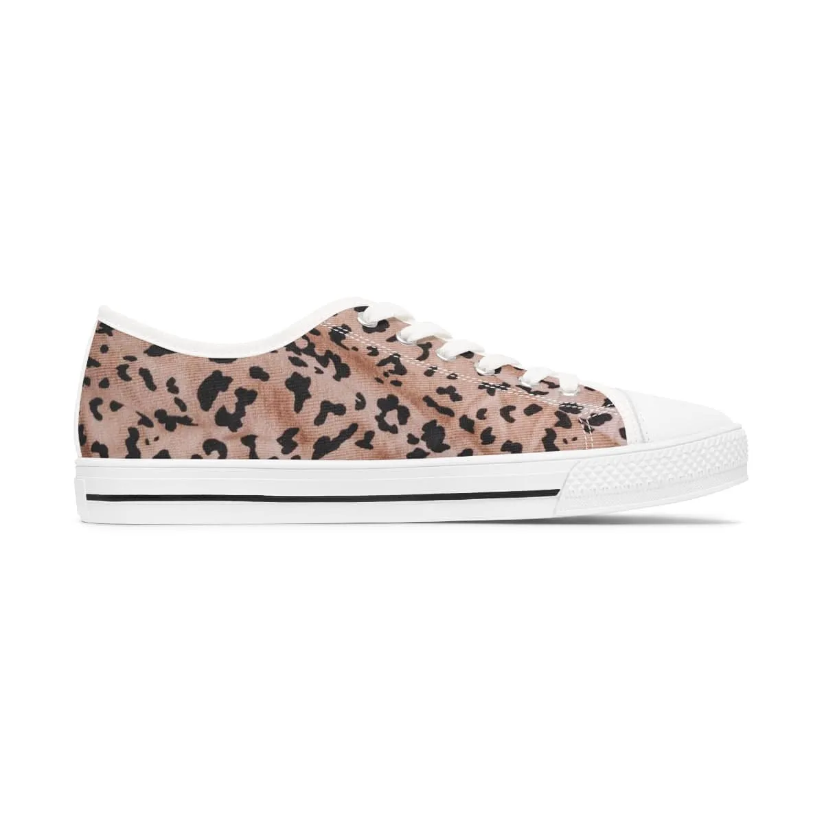 Leopard Print Low Top Sneakers
