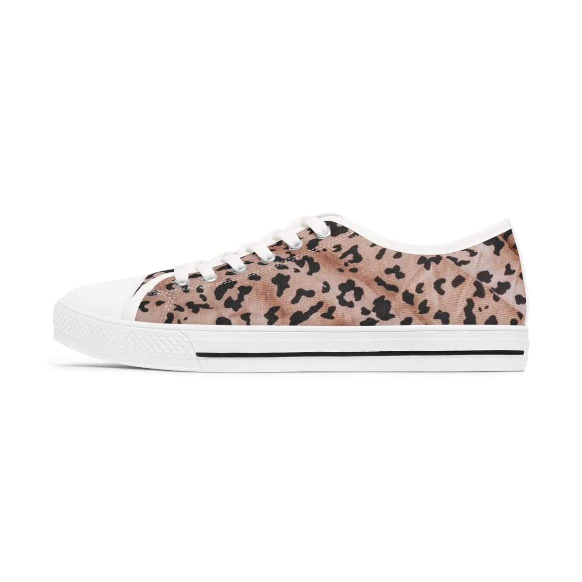 Leopard Print Low Top Sneakers