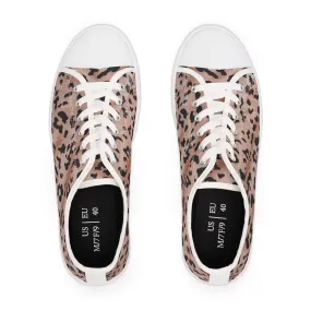 Leopard Print Low Top Sneakers