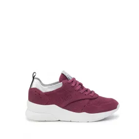 Liu Jo - Lace Up Suede Sneakers Karlie - B19009PX025 - WINE