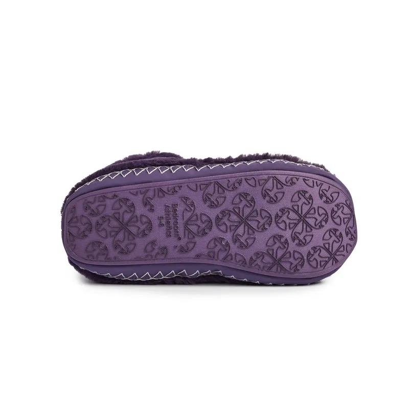 Marilyn - Classic Faux Fur Slipper Boot - Sweet Grape