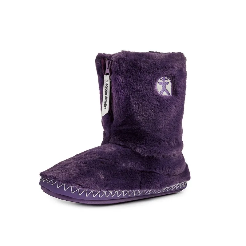 Marilyn - Classic Faux Fur Slipper Boot - Sweet Grape