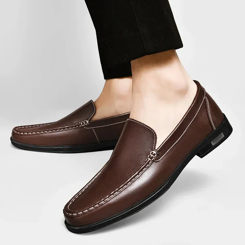 Messina - Classic Leather Loafers