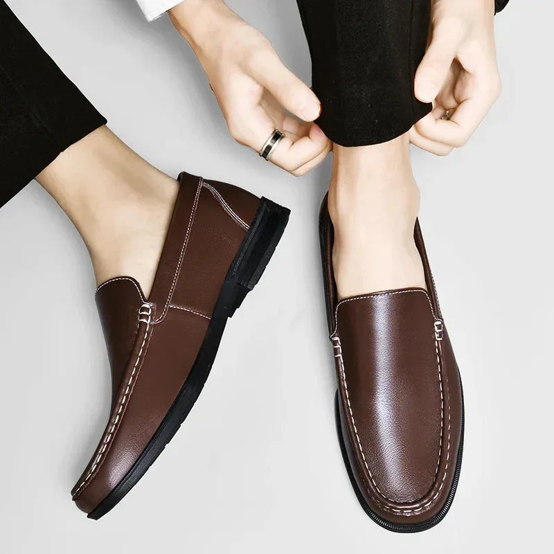 Messina - Classic Leather Loafers